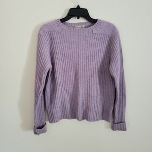 Womens L.L. Bean Crew Neck Wool Sweater